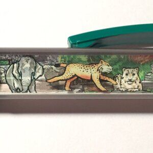 Magdeburg Zoological Garden Germany Floaty Pen Zoo Souvenir Promo Cheetah Moves
